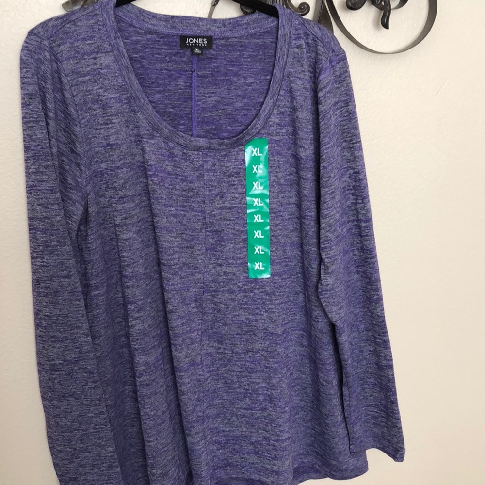 💐 Purple marled sweater